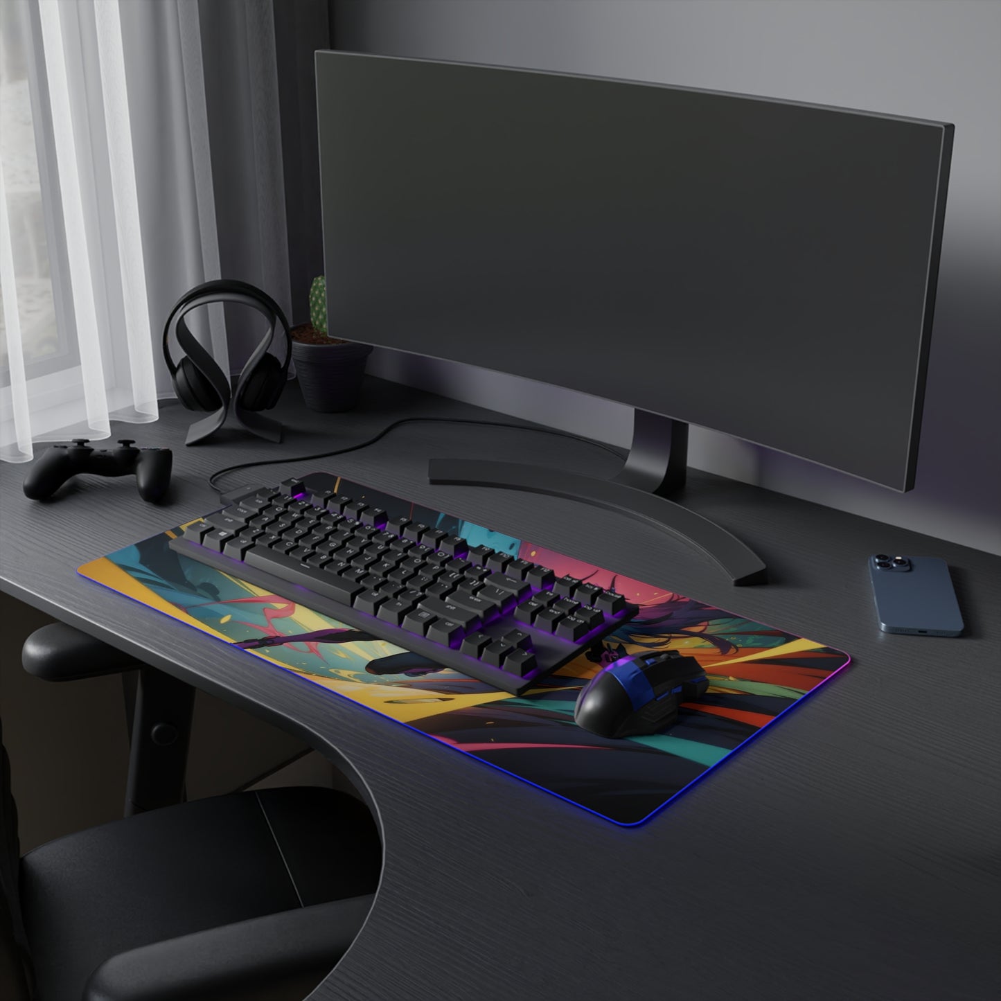 AG-12 LED Gaming Mouse Pad