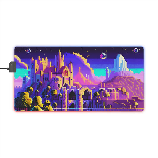 Pixel kingdom LED Gaming Mouse Pad