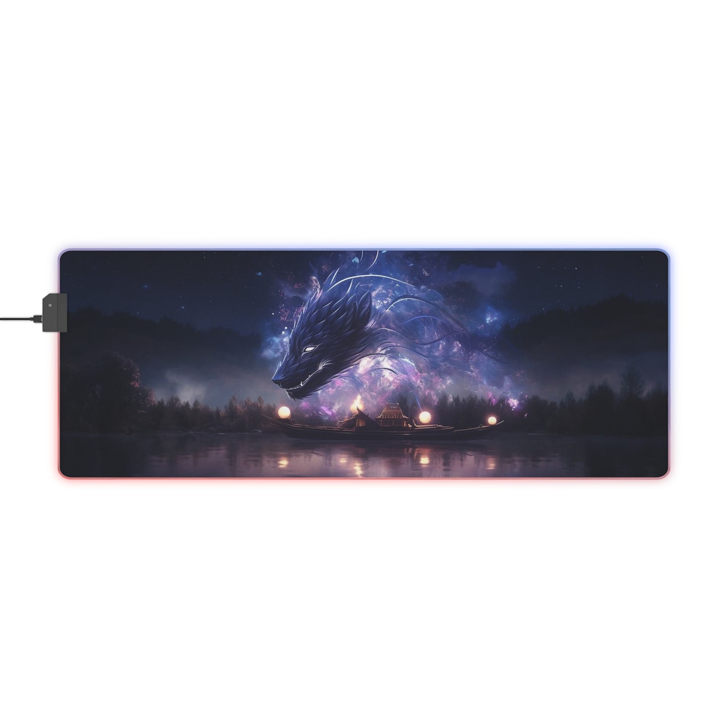 Spectral Guardian LED Gaming Mouse Pad