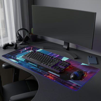 Cyber Rider LED Gaming Mouse Pad