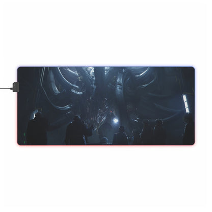 Mechanical Heart LED Gaming Mouse Pad