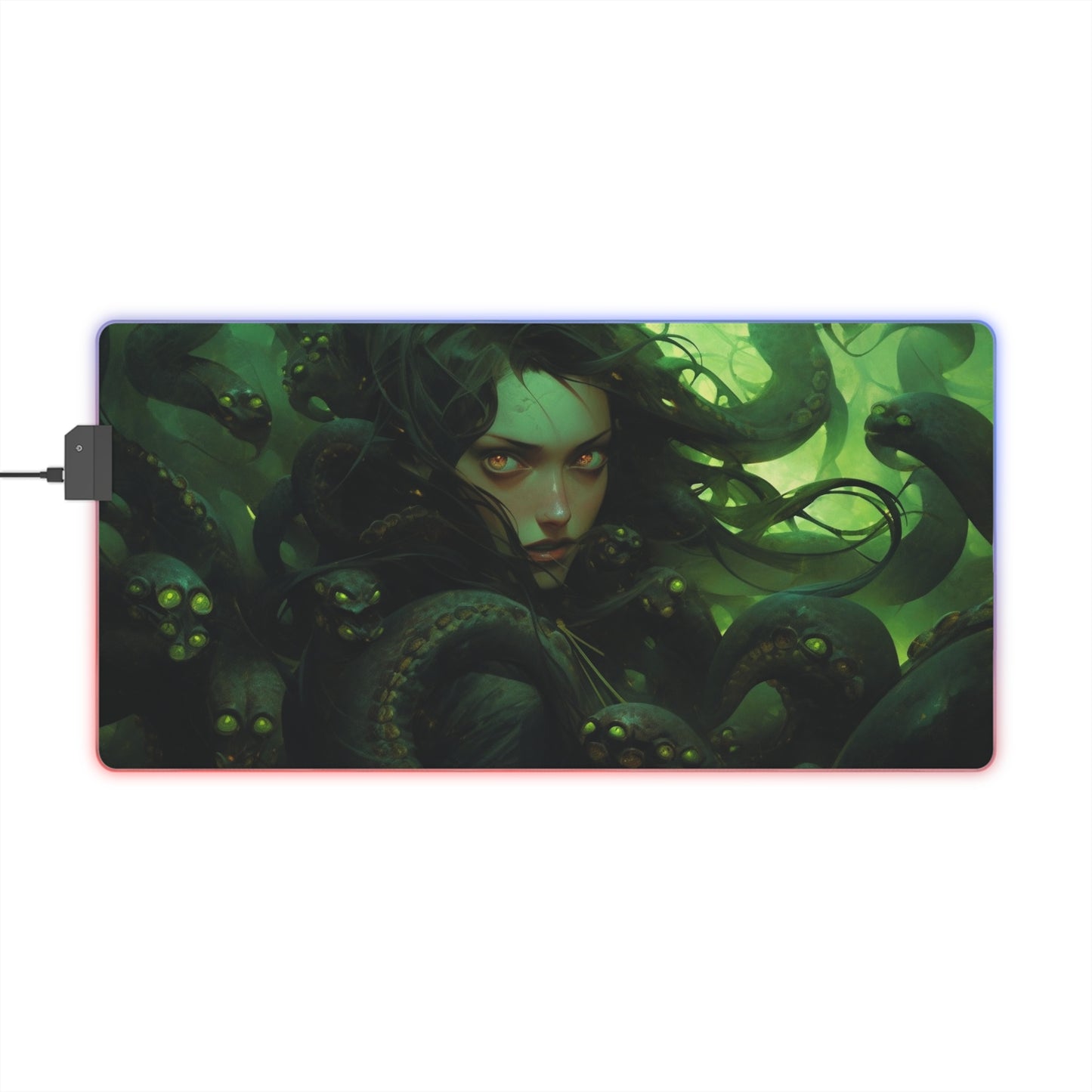 Jade Serpent-1 LED Gaming Mouse Pad