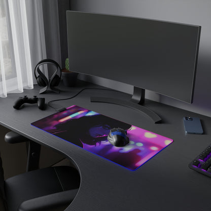 Neon Dreams-6 LED Gaming Mouse Pad