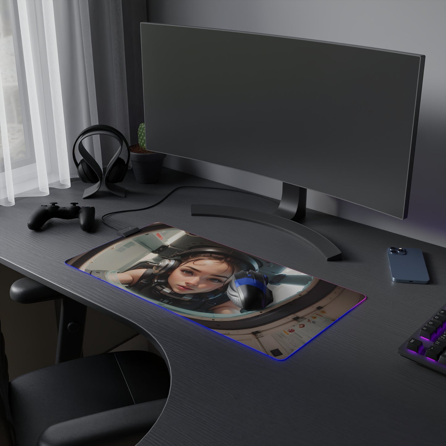 AG-6 LED Gaming Mouse Pad