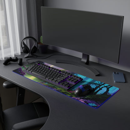 Mystical forest 02 LED Gaming Mouse Pad