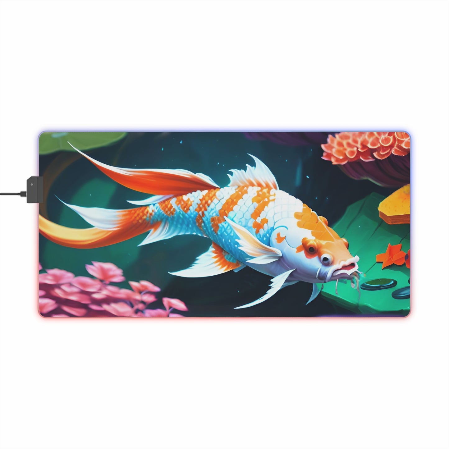 Koi fish LED Gaming Mouse Pad