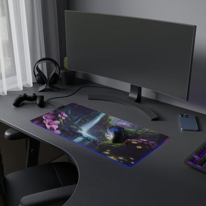 Mystical forest 03 LED Gaming Mouse Pad