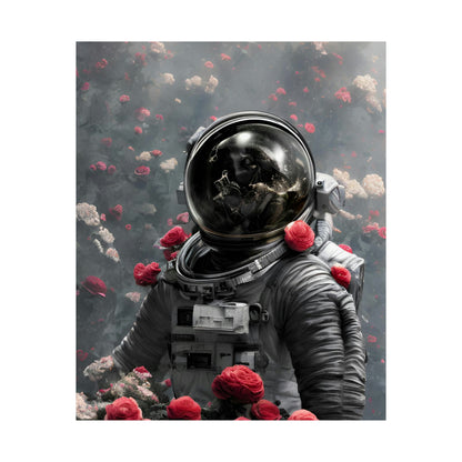 玫瑰宇航员 4 高级哑光竖版海报