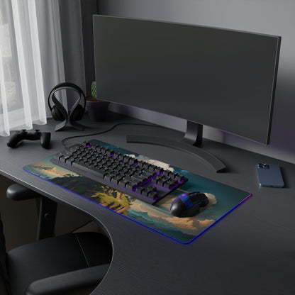Temple of wisdom LED Gaming Mouse Pad