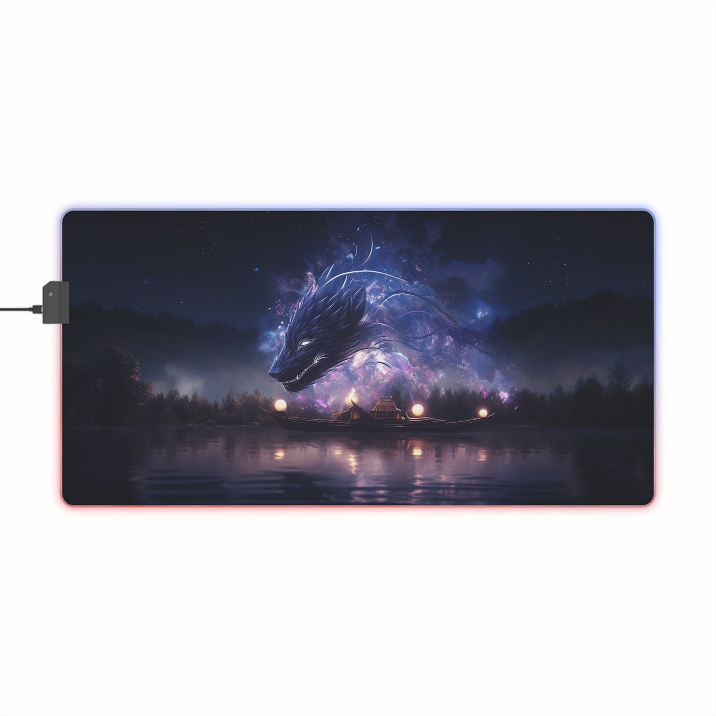 Spectral Guardian LED Gaming Mouse Pad