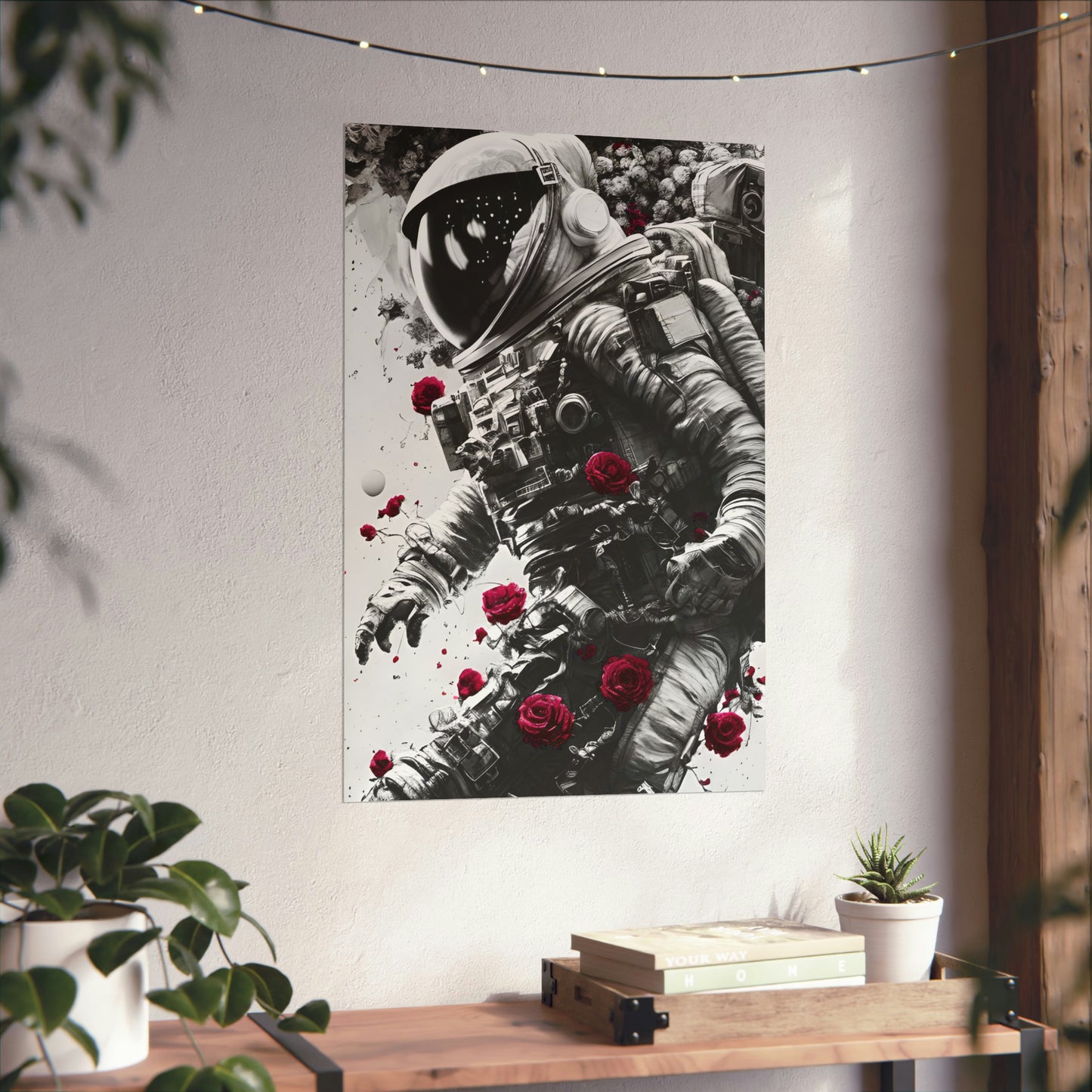 玫瑰宇航员 2 优质哑光竖版海报