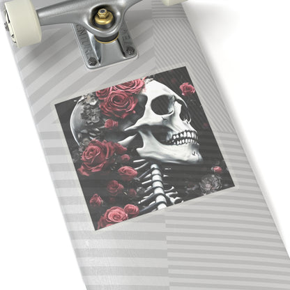 Rose & skull 6 Kiss-Cut Stickers
