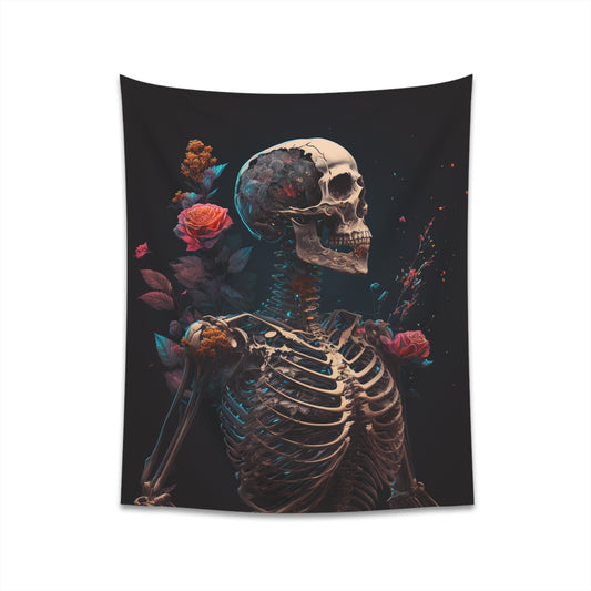 Tela decorativa Esqueleto de rosa -1 Impreso 