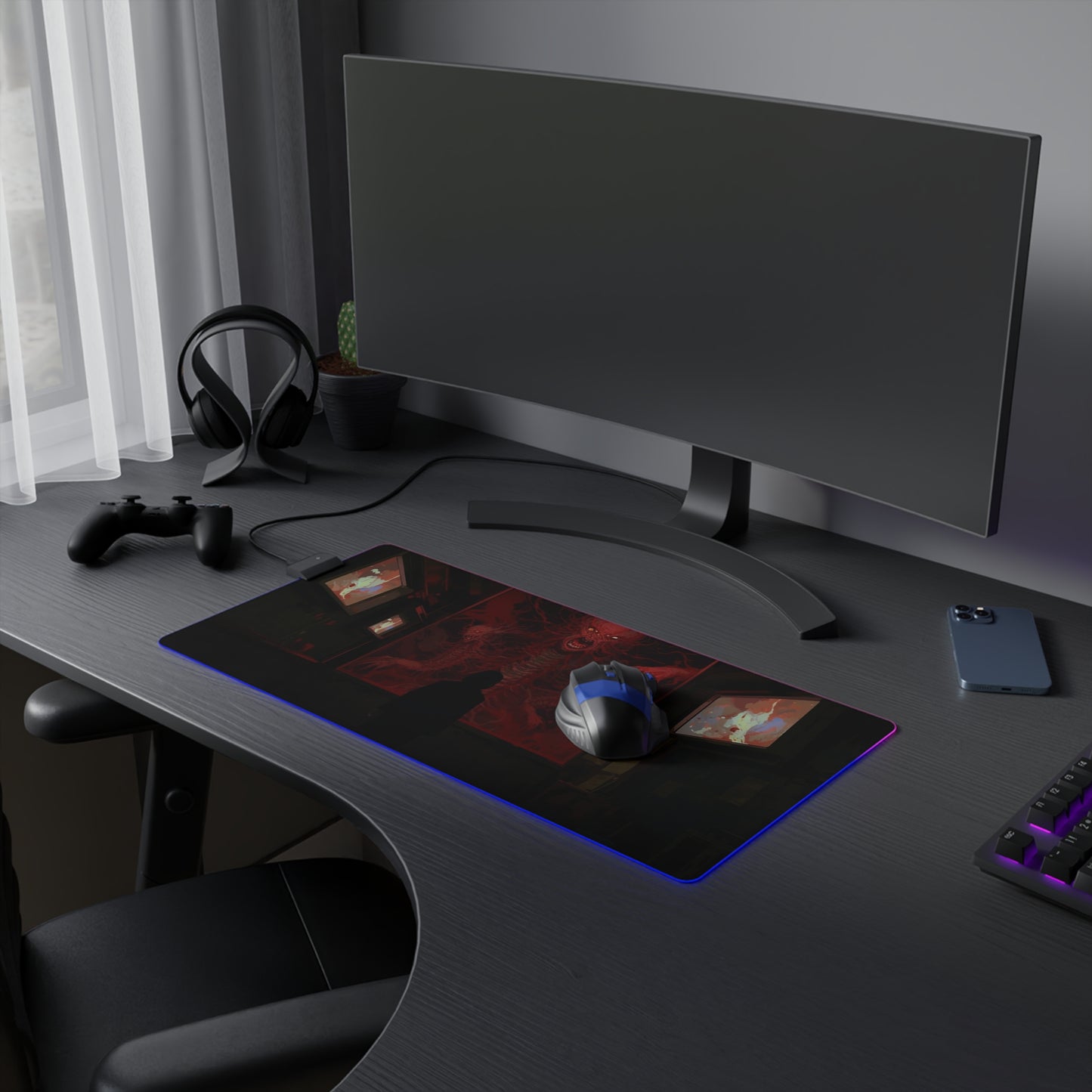 Sealed Horror's LED Gaming Mouse Pad