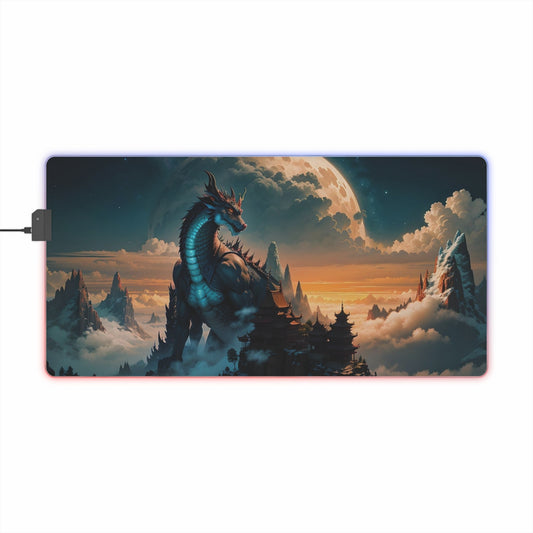 Temple Guardian LED Gaming Mouse Pad