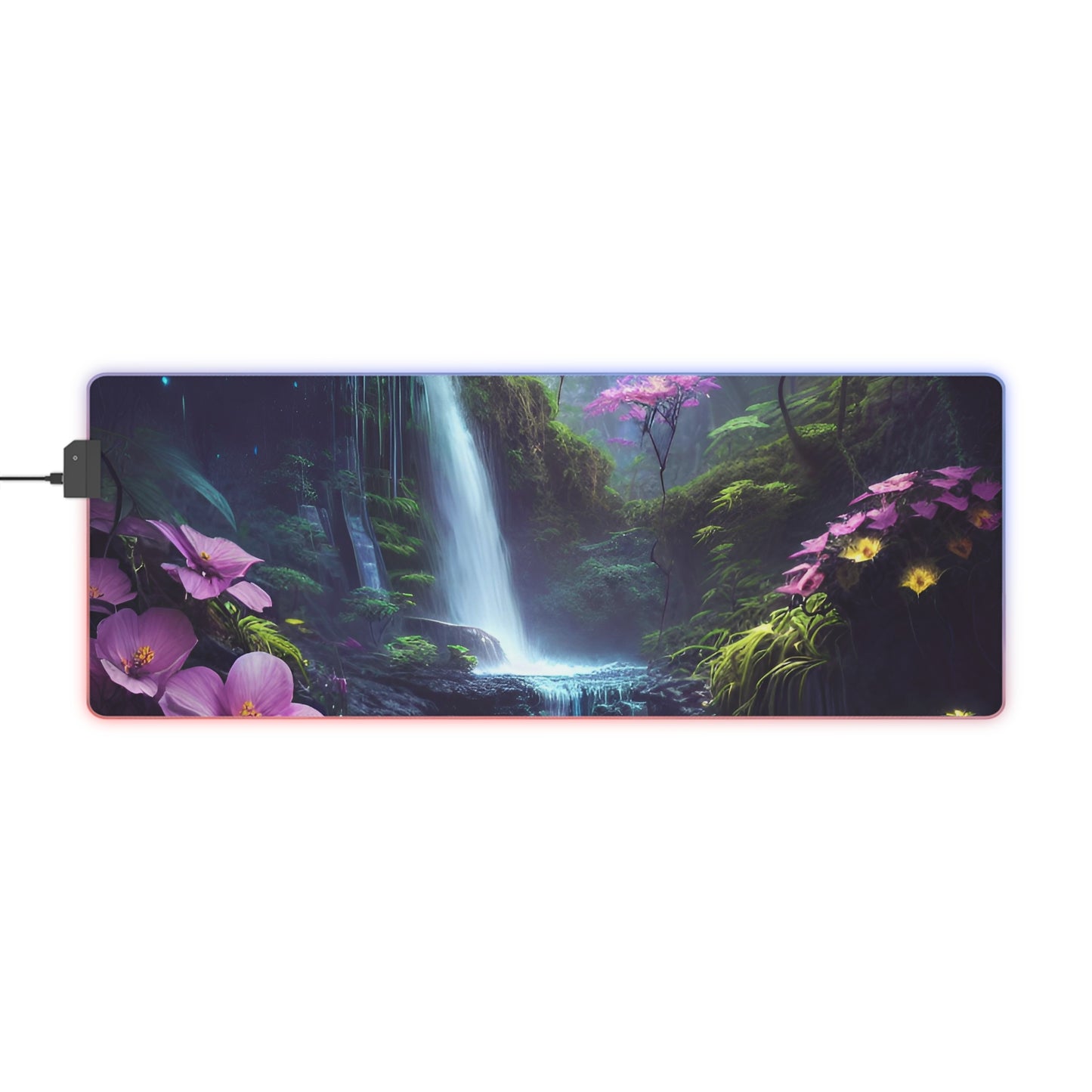 Mystical forest 03 LED Gaming Mouse Pad