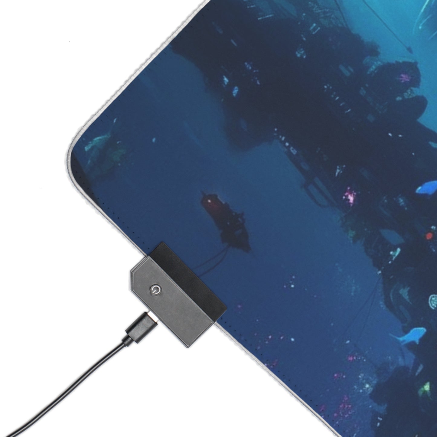 Aquatic Haven-1 LED Gaming Mouse Pad