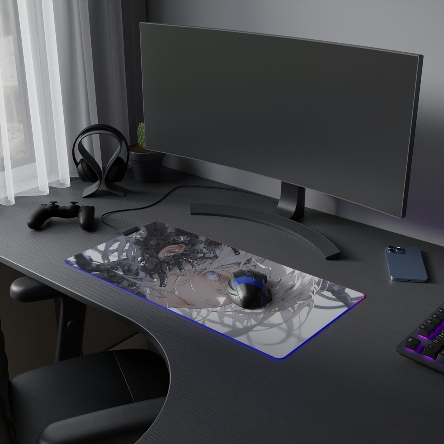 Cybernetic Lass-1 LED Gaming Mouse Pad
