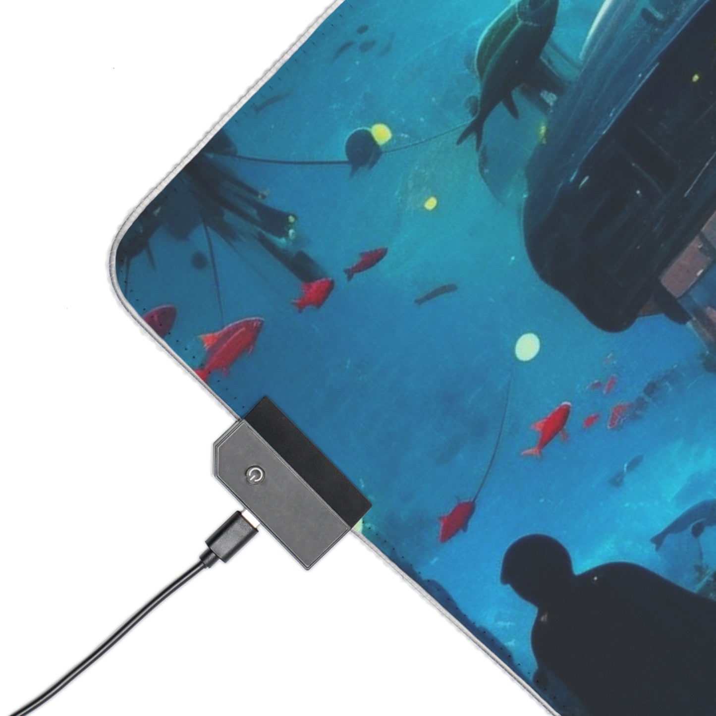 Aquatic Haven-2 LED Gaming Mouse Pad