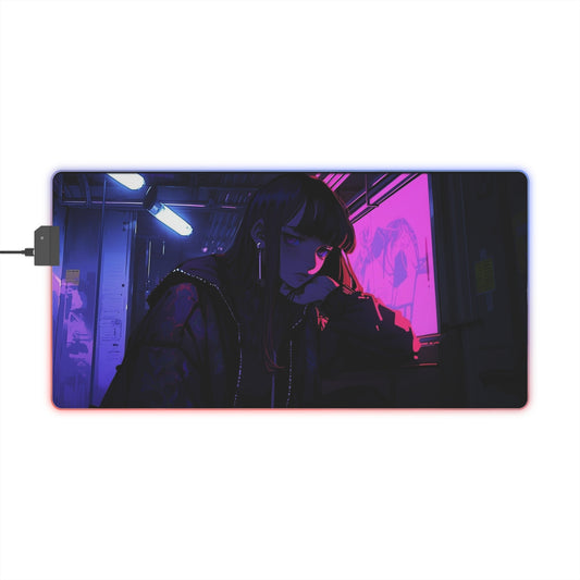 Neon Dreams-1 LED Gaming Mouse Pad