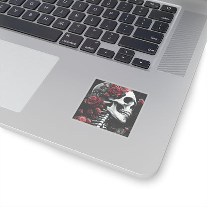 Rose & skull 6 Kiss-Cut Stickers