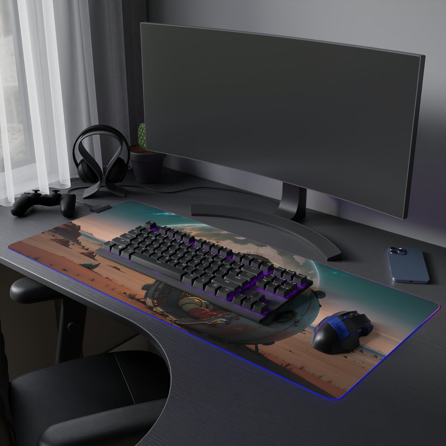 STRANDED LED Gaming Mouse Pad
