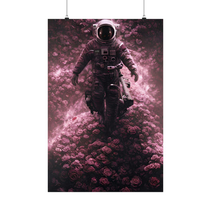 Rose astronauta 7 pósters verticales mate premium 