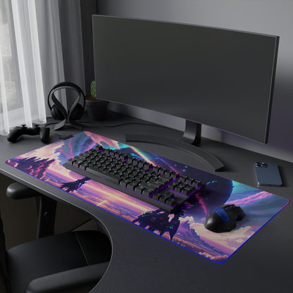 Heroes journey LED Gaming Mouse Pad
