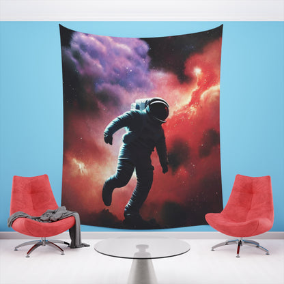 Cosmos astronaut Printed Wall Tapestry