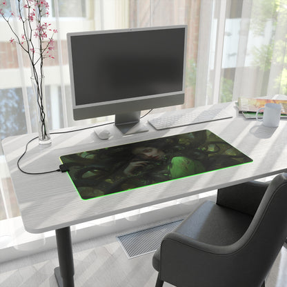 Jade Serpent-3 LED Gaming Mouse Pad