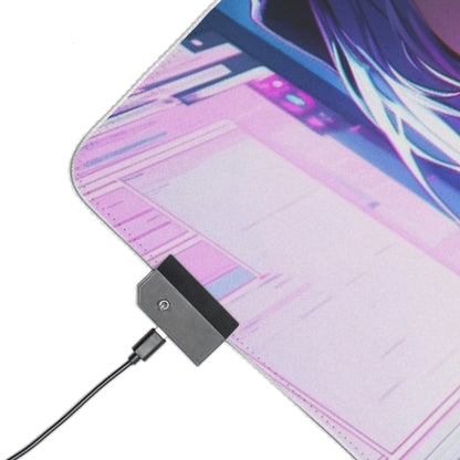 Gamer Girl LED Gaming Mouse Pad